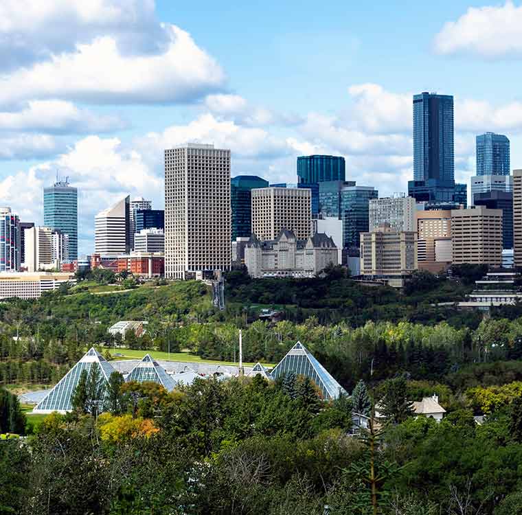 City in Edmonton