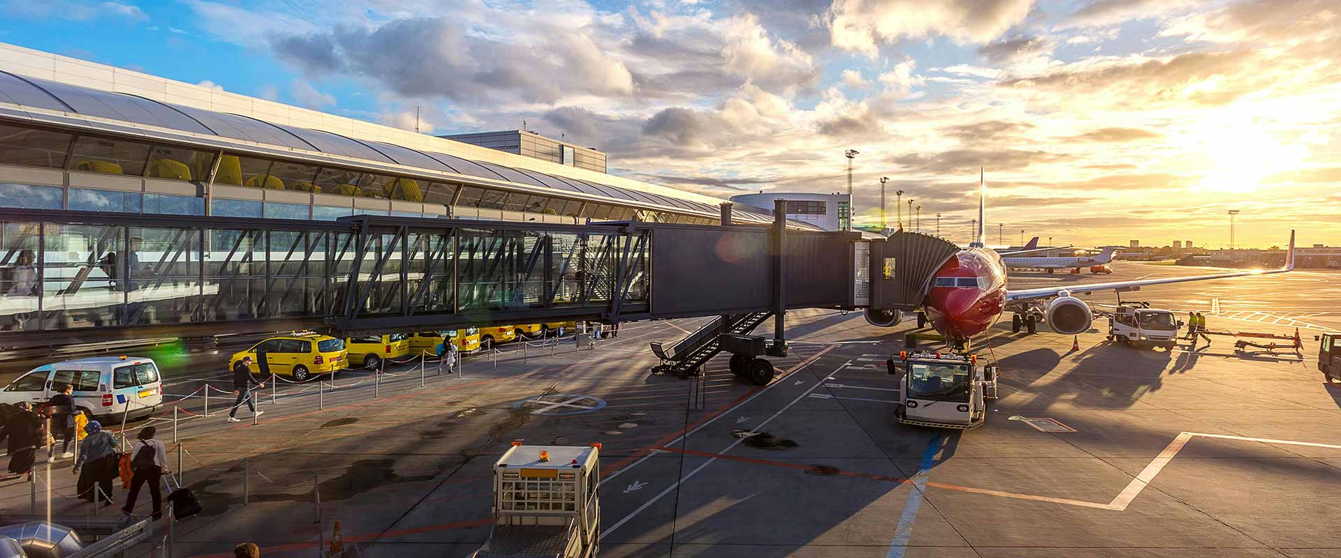 travel industry. airport view